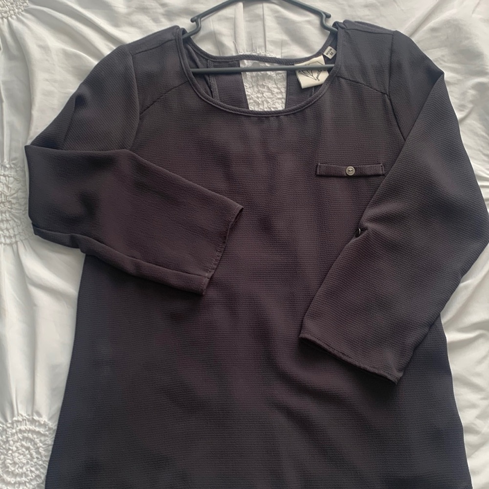 Gray blouse